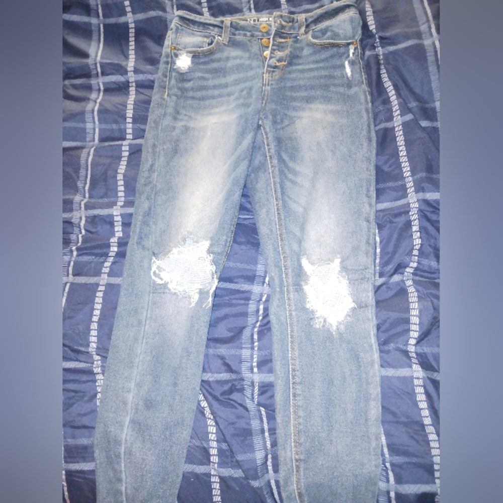 High-Rise Skinny Jeans